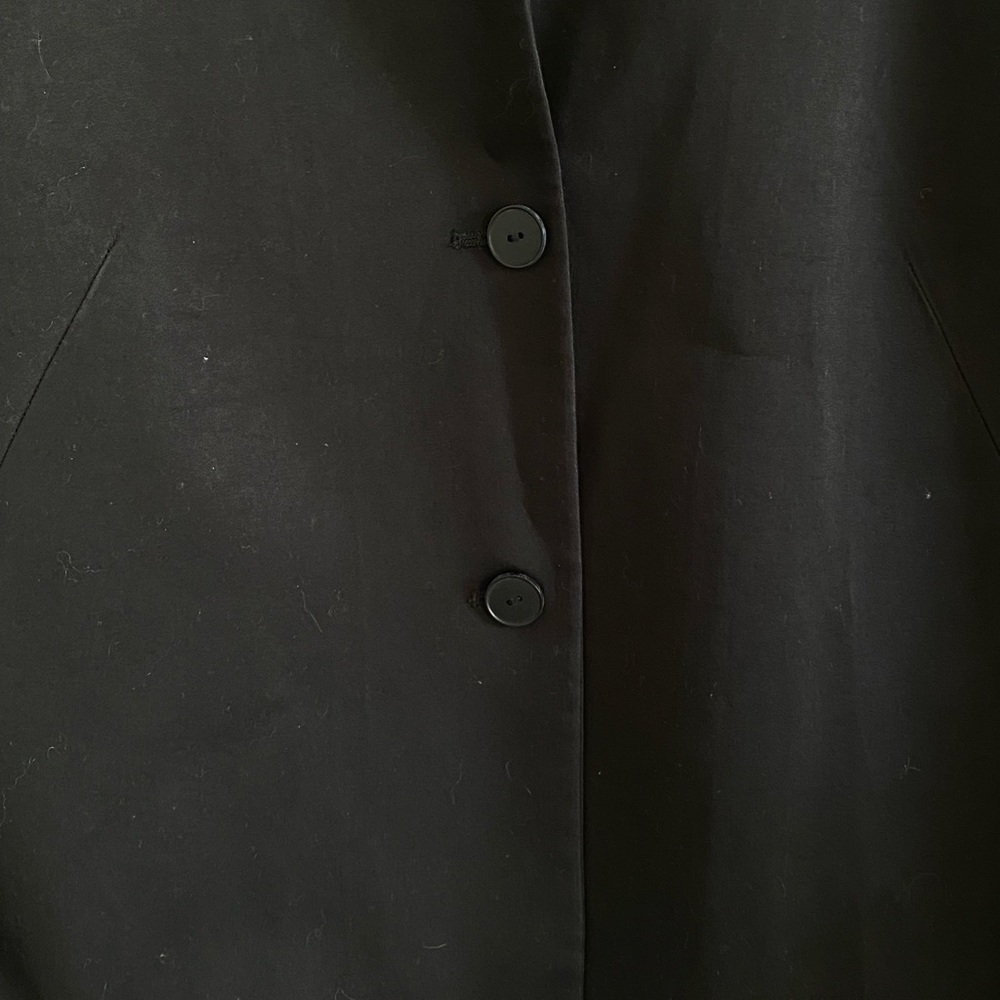 Pendleton, Black Button Front Blazer Size 12 Tall - image 5